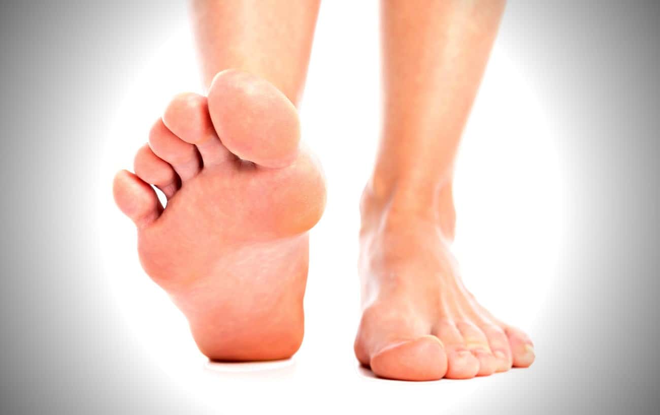 A close-up of a person's feet.