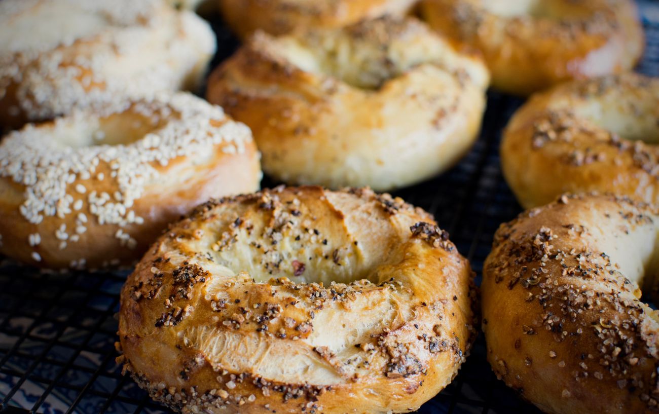 Bagels are another ideal carb loading food