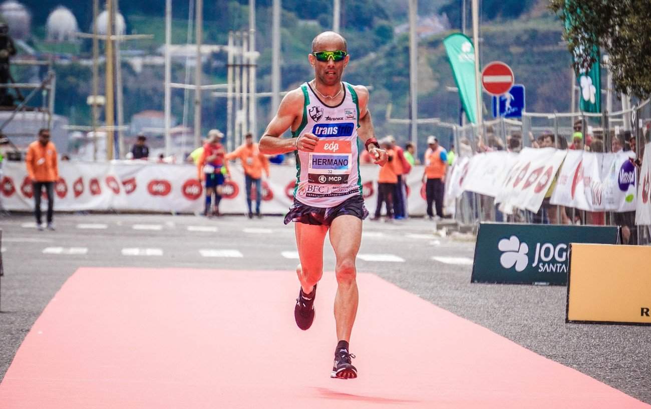 a man during a running race